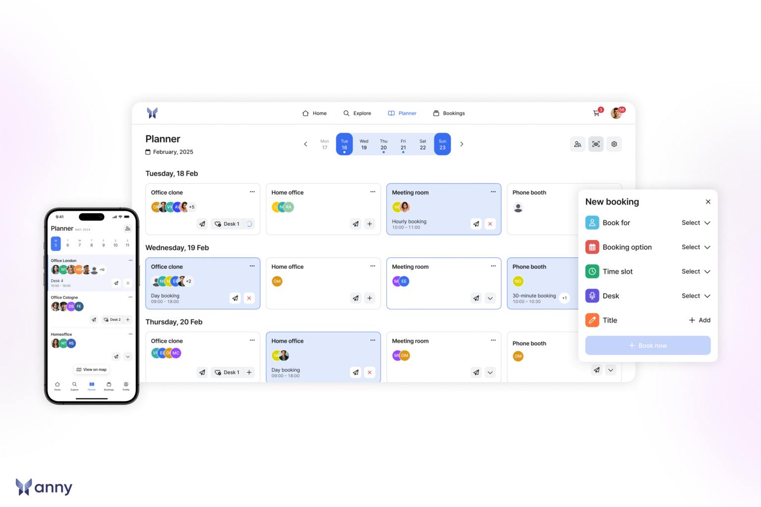 anny One Click Booking